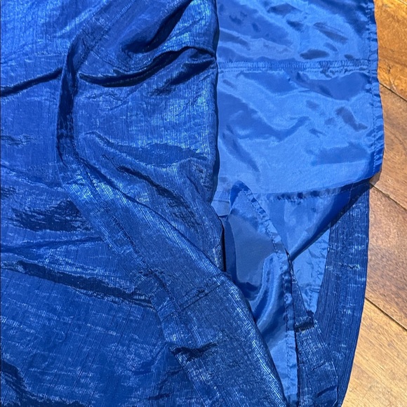 Nine West Vibrant Blue Shimmer Dress w pockets. Size 16 57% Viscose 43% Nylon - Picture 9 of 9